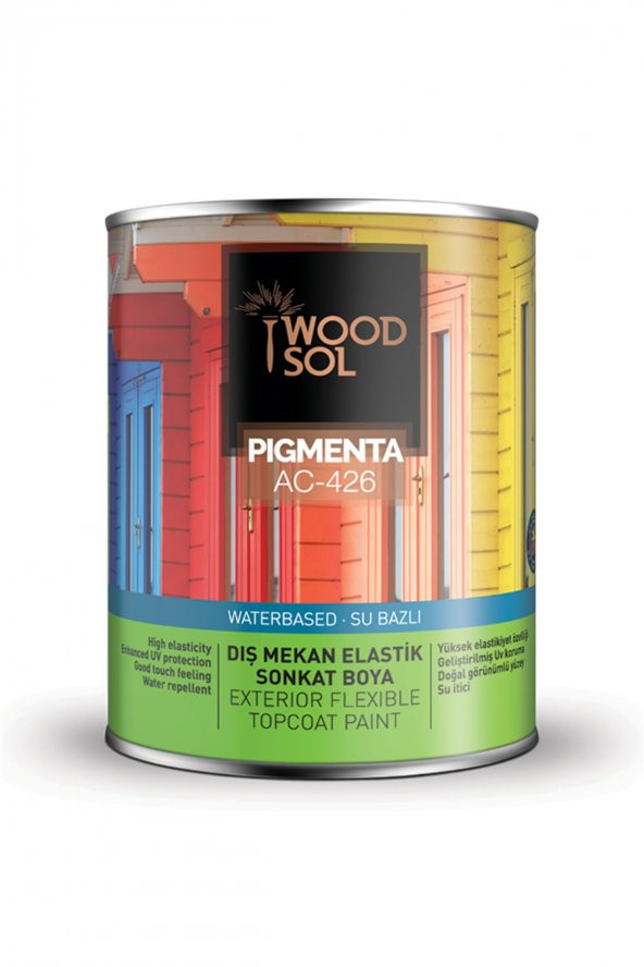 Woodsol Pigmenta Elastik Sonkat Ahşap Boyası 0.75 Litre / 5212 Blu Cielo