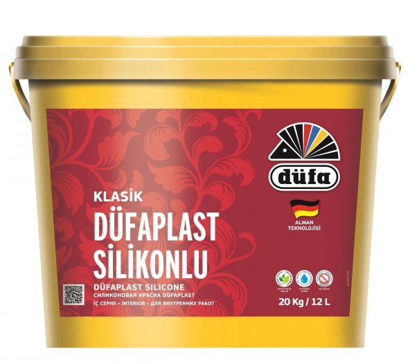 Düfa Silikonlu İç Cephe Duvar Boyası Klasik Düfaplast 12 Litre / Köpük Şeker