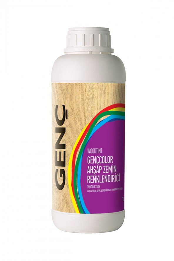 Gençcolor Ahşap Zemin Renklendirici 1 Litre / 1051 Koyu Meşe
