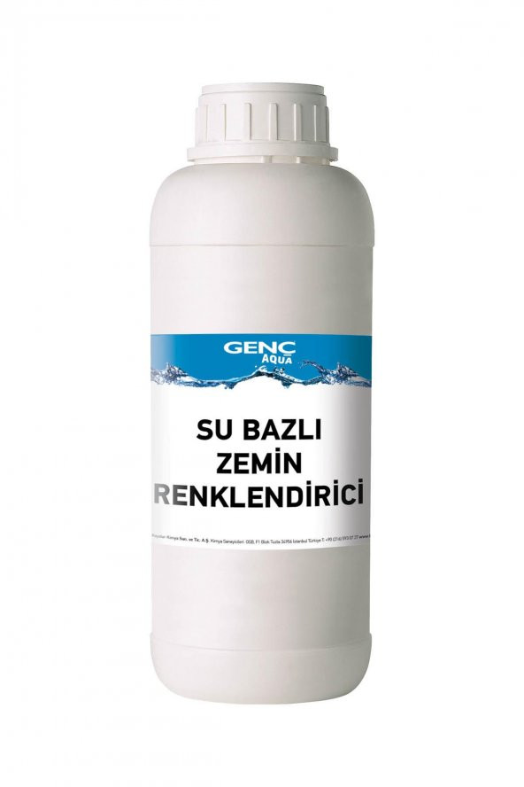 Genç Su Bazlı Ahşap Renklendirici 1 Litre / Kırmızı