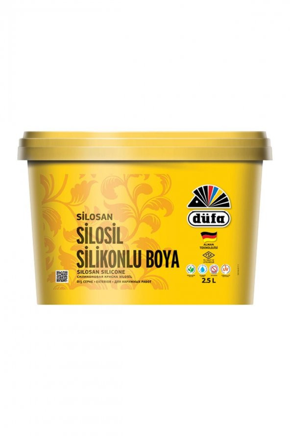 Düfa Dış Cephe Duvar Boyası Silosil Silikonlu 2.5 Litre / Keten