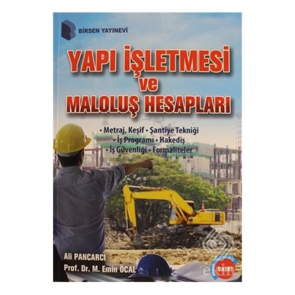 Yapı İşletmesi ve Maloluş Hesapları