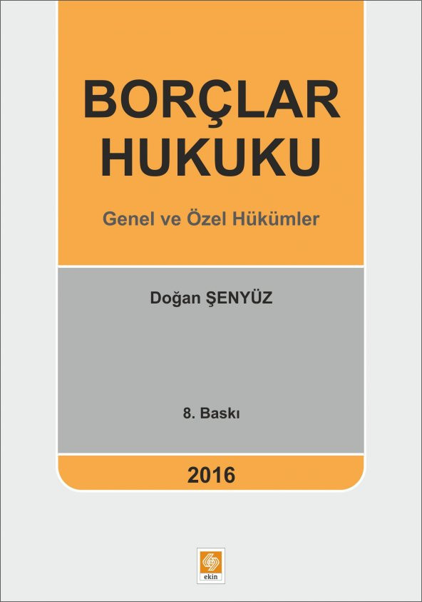 Borçlar Hukuku  8.Baskı