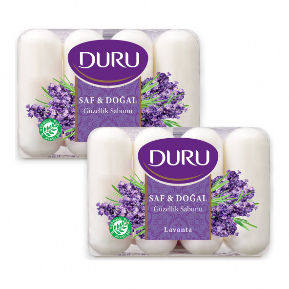 Duru Saf & Doğal Lavanta 8 Adet Güzellik Sabunu 2 x 280 gr
