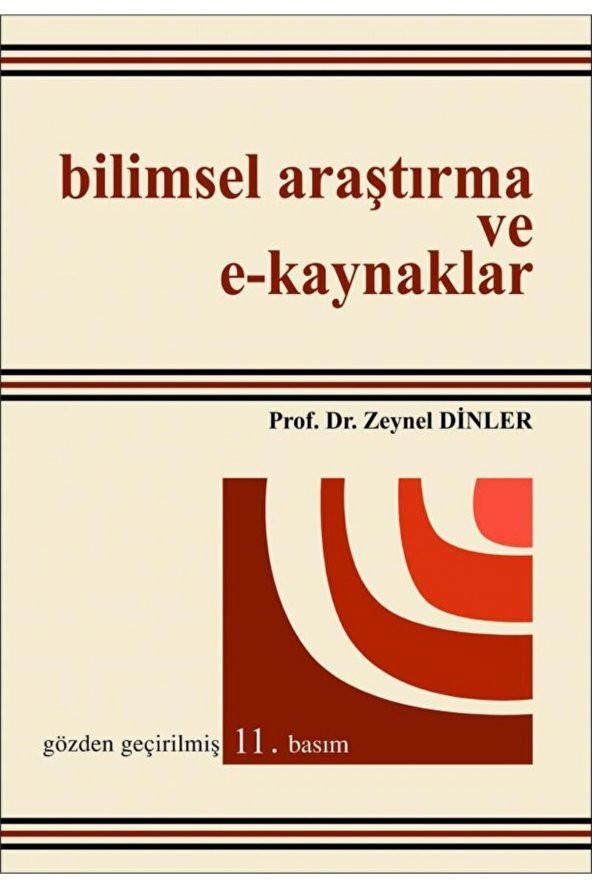 Bilimsel Araştırma ve E-Kaynaklar Zeynel Dinler ürün görseli 1