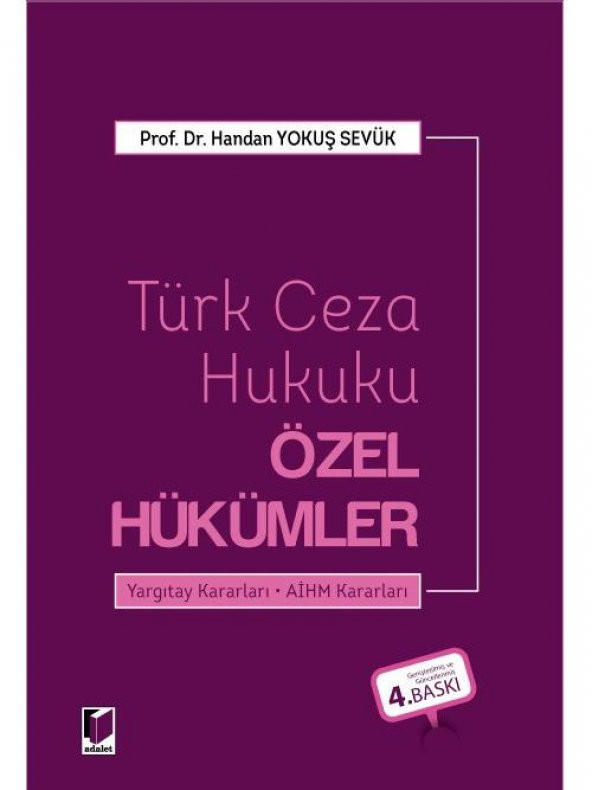 Türk Ceza Hukuku Özel Hükümler