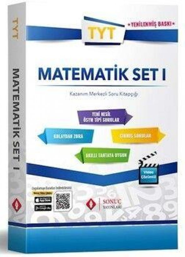 Sonuç Yayınları TYT Matematik Set 1 Kazanım Merkez