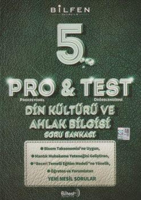 Bilfen Yayınları 5. Sınıf Din Kültürü ve Ahlak Bil - 2
