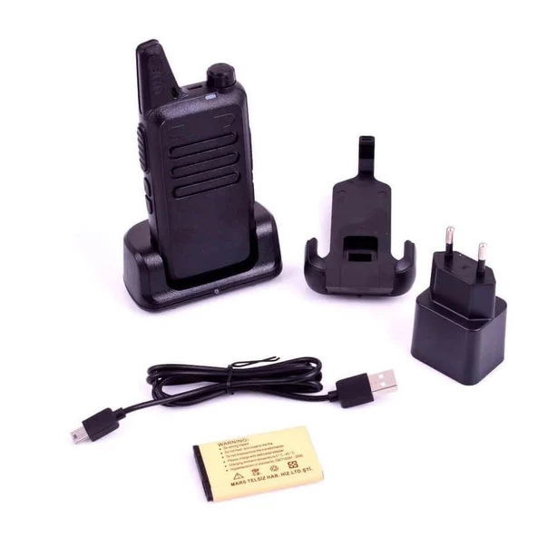 Çaycı Telsizi 1 Merkez 3 Şube Kulaklık Hediyeli Full Set - Resim 3