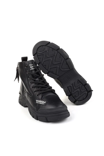 Guja 23K310-9 Kadın İçi Yünlü Kaymaz Taban Deri Bot - Resim 4