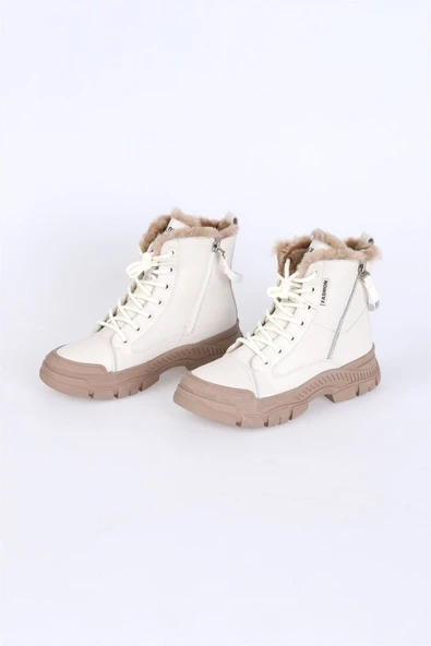 Guja 23K310-24 Kadın İçi Yünlü Kaymaz Taban Deri Bot - Resim 10