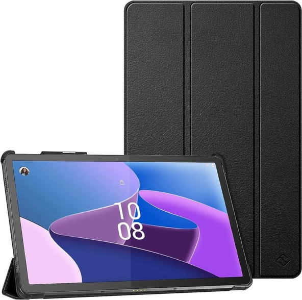 Lenovo Tab P11 Pro 2.Gen 11.2inç TB132/TB138 (Düz P11 Değildir) Kılıf PU Deri Smart Standlı Case