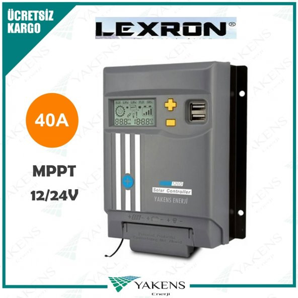 40 Amper Mppt 12/24V Solar Şarj Cihazı Lexron