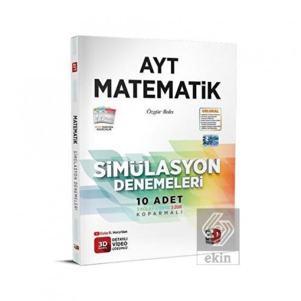 2023 AYT 3D Simülasyon Matematik Denemeleri 3D Yay