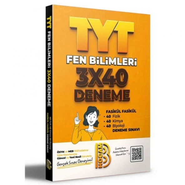 Benim Hocam 2021 TYT Fen Bilimleri 3x40 Fasikül De - 2