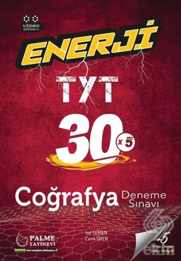 Enerji TYT Coğrafya 30 Deneme Sınavı