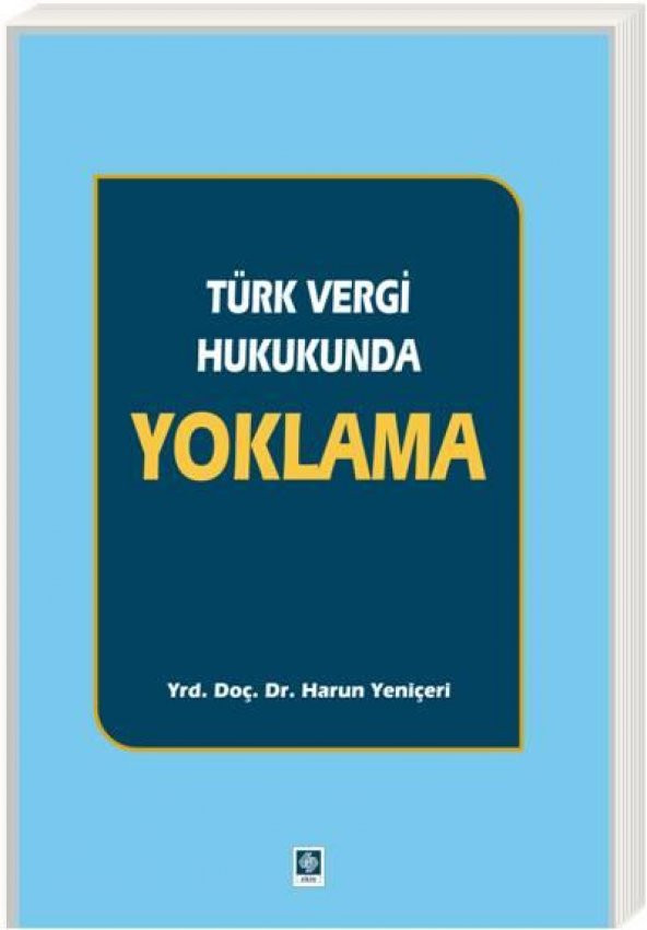 Türk Vergi Hukukunda Yoklama Harun Yeniçeri ürün görseli 1