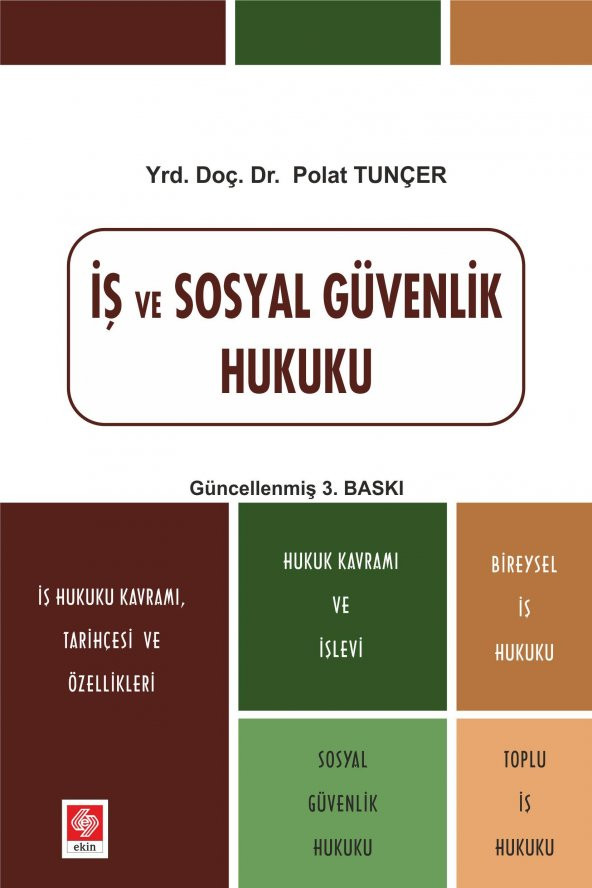 İş ve Sosyal Güvenlik Hukuku Polat Tunçer ürün görseli 1