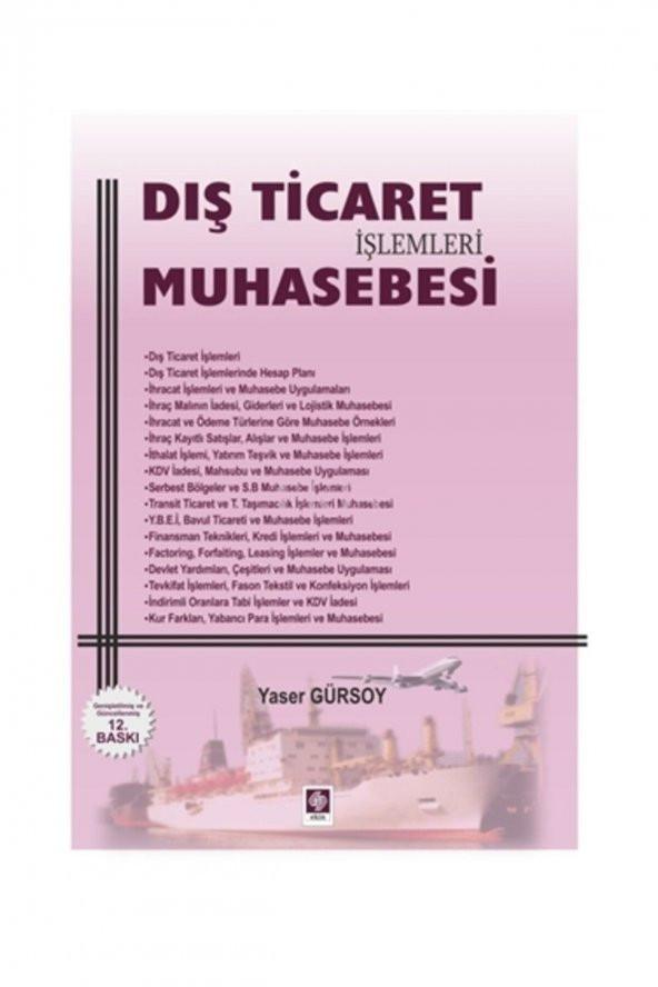 Dış Ticaret Muhasebesi 12.Baskı - 2