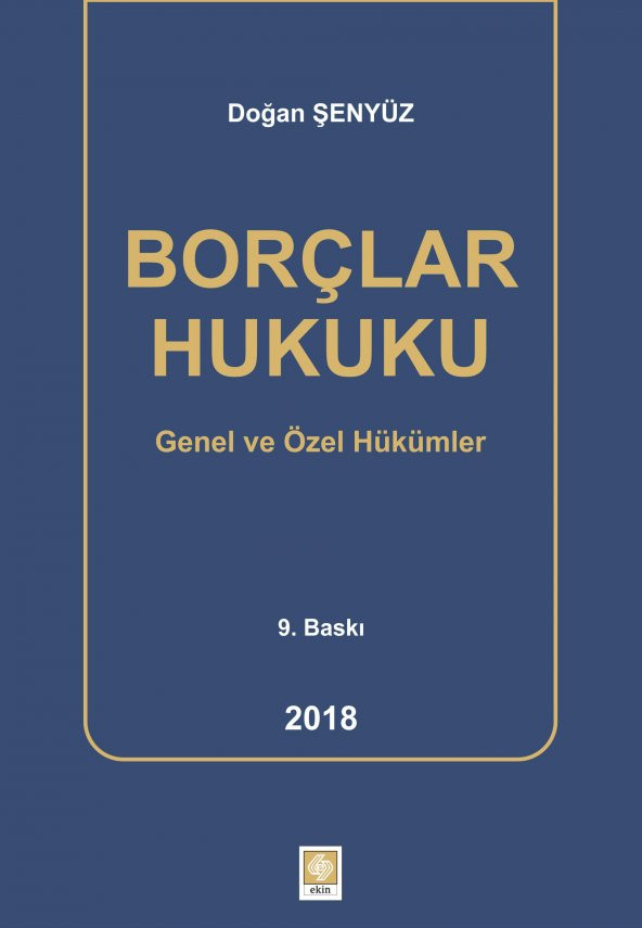 Borçlar Hukuku Doğan Şenyüz 9.Baskı