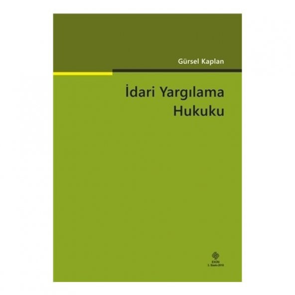 İdari Yargılama Hukuku  5.Baskı - 3