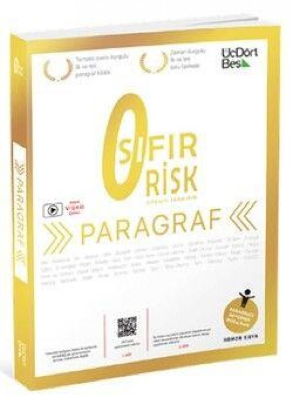 Üçdörtbeş Yayınları Paragraf Sıfır Risk