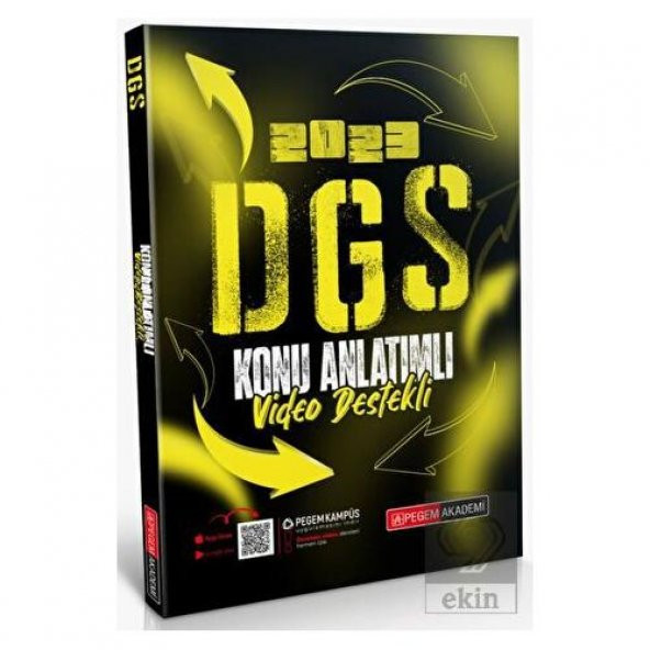 2023 DGS Video Destekli Konu Anlatımlı