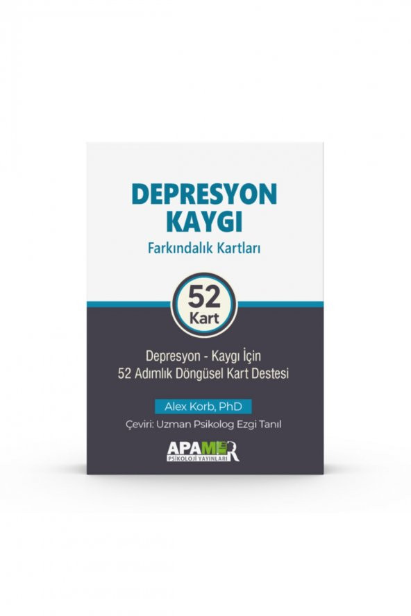 Depresyon Kaygı Farkındalık Kartları 52 Kart