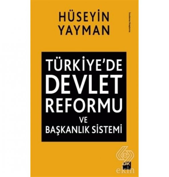 Türkiyede Devlet Reformu Ve Başkanlık Sistemi 2024 4908