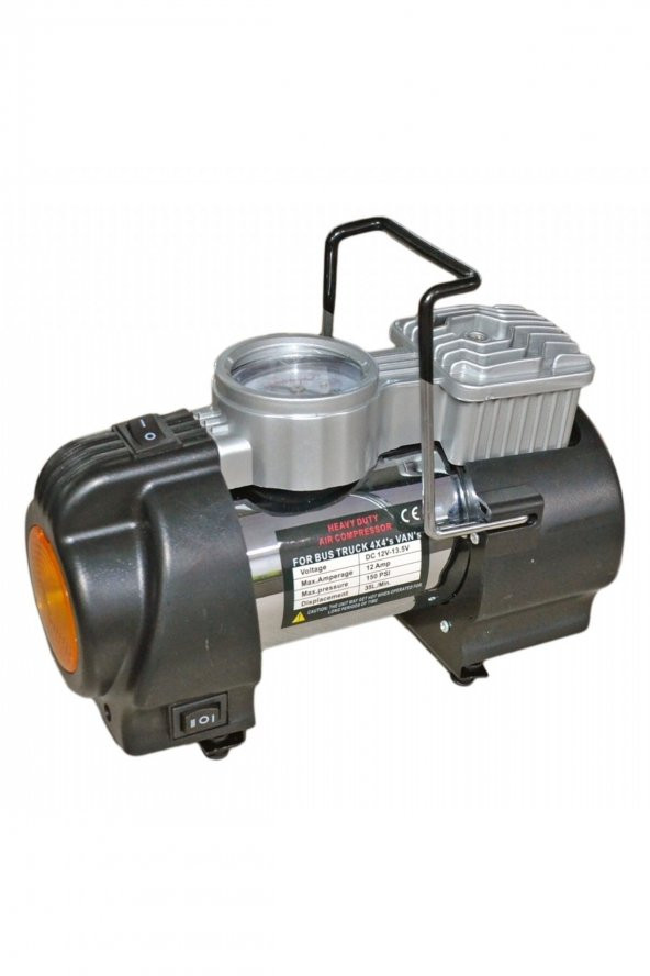 Niken Hava Kompresörü 150 Psi Pro Metal Gövde Işıklı