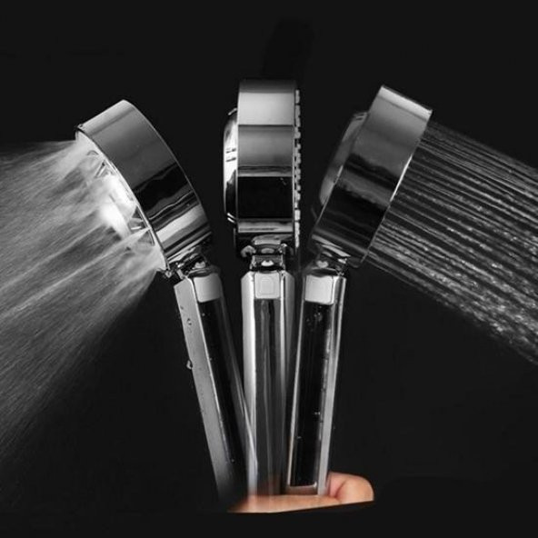 Çift Taraflı Yüksek Basınç Su Akıtan Şampuan Hazneli Duş Başlığı - AA01