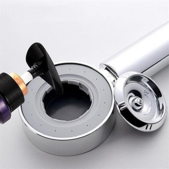 Çift Taraflı Yüksek Basınç Su Akıtan Şampuan Hazneli Duş Başlığı - AA01 - 2