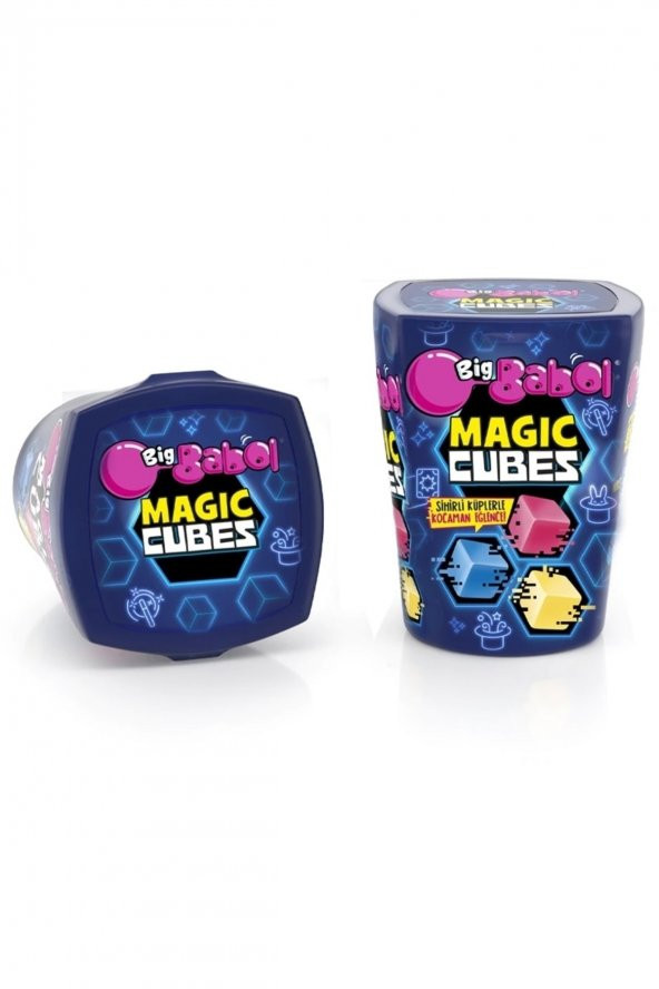 Big Babol Magic Cubes Karışık Meyveli Balonlu Sakız 25,2 G * 15 Adet