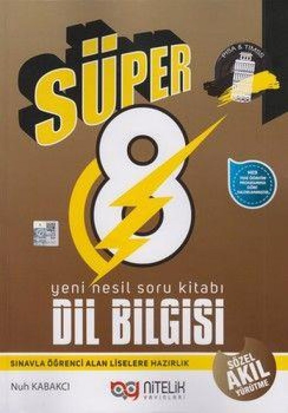Nitelik Yayınları 8.Sınıf Süper Dil Bilgisi Soru K
