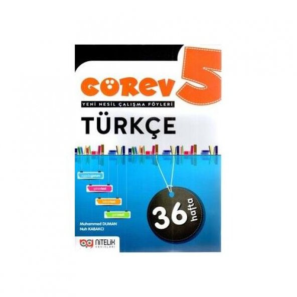 Nitelik Yayınları 5.Sınıf Görev Türkçe Çalışma Föy - 2