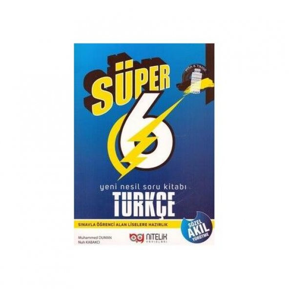 Nitelik Yayınları 6.Sınıf Süper Türkçe - 2