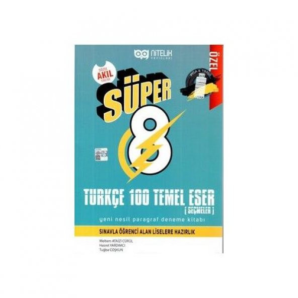 Nitelik Yayınları 8.Sınıf Süper 100 Temel Eser - 2