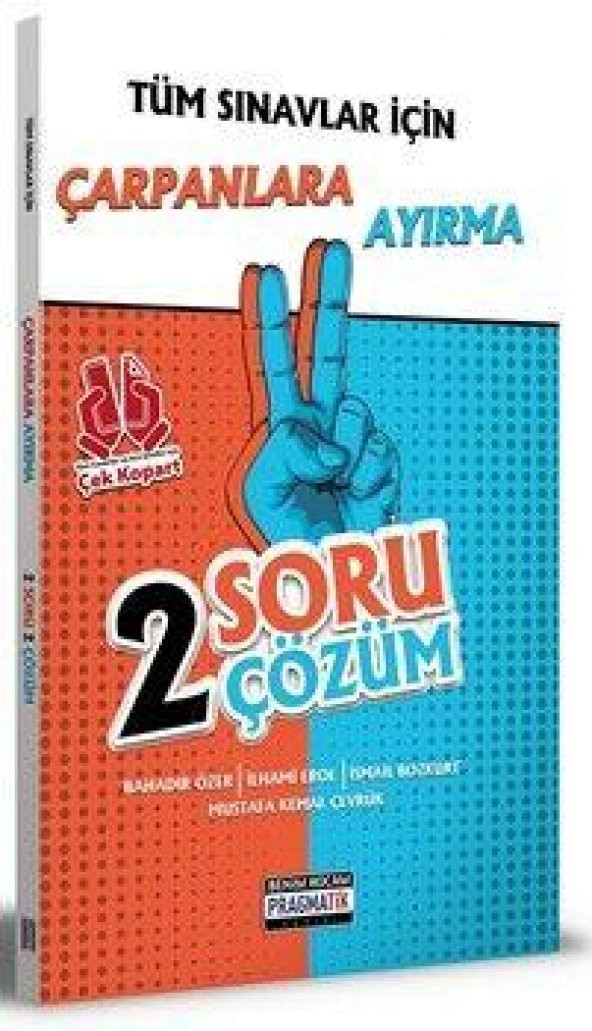 Benim Hocam Çarpanlara Ayırma 2 Soru 2 Çözüm Fasik