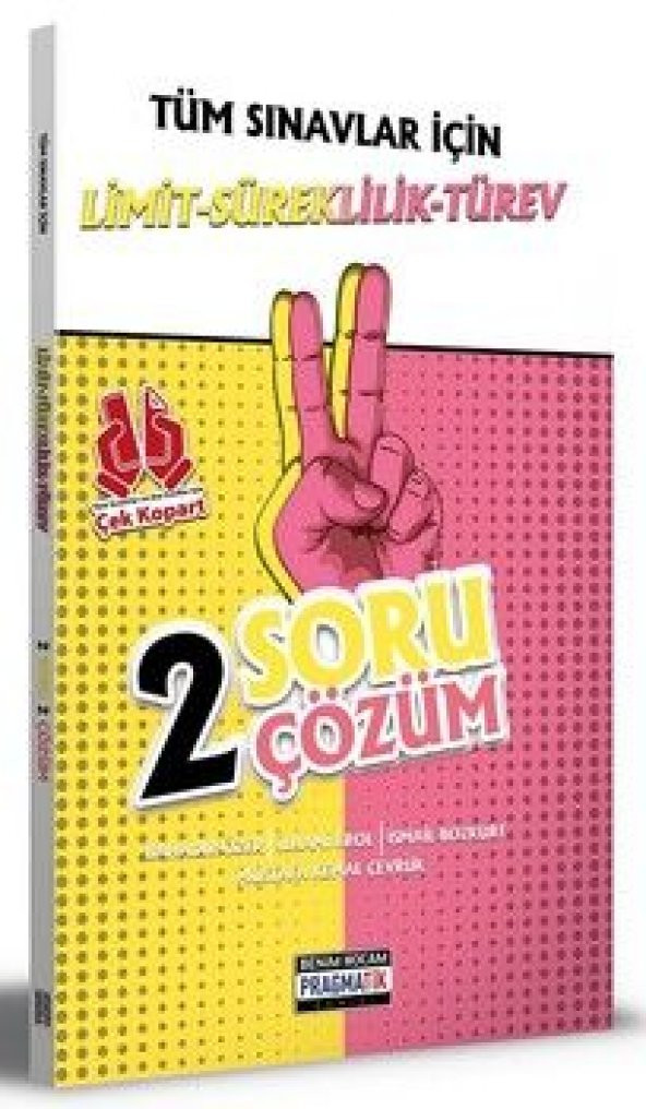 Benim Hocam Limit Süreklilik Türev 2 Soru 2 Çözüm - 3