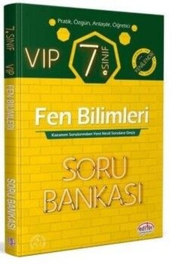 Editör 7. Sınıf VIP İngilizce Soru Bankası