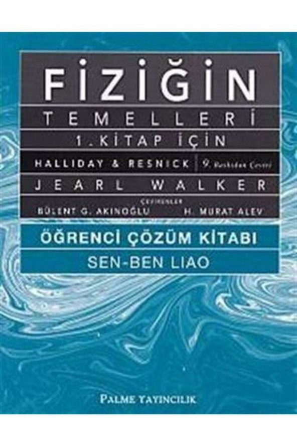 Fiziğin Temelleri 1. Kitap İçin Öğrenci Çözüm Kita