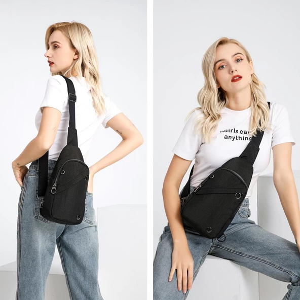 Smart Bags Krinkıl Kumaş Bodybag Postacı Çantası Kadın 1239 - 4