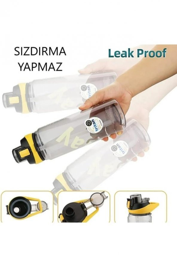 Shotay Handle Tritan Siyah Matara 900Ml - 4