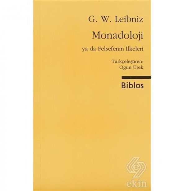Monadoloji ya da Felsefenin İlkeleri - 1