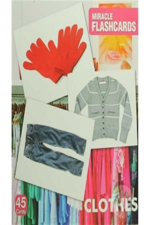 Miracle Flashcards - Clothes-Box 45 Cards