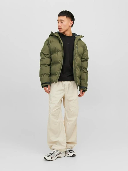 Jack Jones Sweep Puffer Erkek Mont 12238998 - 3