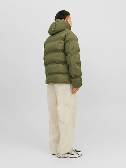 Jack Jones Sweep Puffer Erkek Mont 12238998 - 4