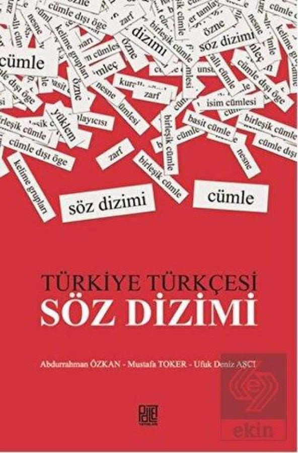 Türkiye Türkçesi / Söz Dizimi