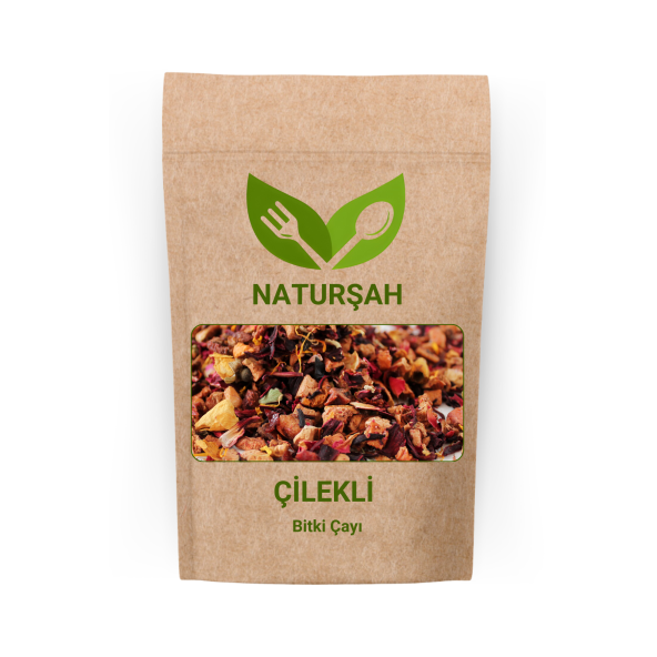 Naturşah Çilekli Bitki Çayı (Strawberry Tea) 500 Gr