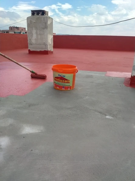 İzo Dinamik 4 Renk Güçlü Örtücü Silikonlu Su İzolasyon Kaplaması 17 Kg - Resim 7